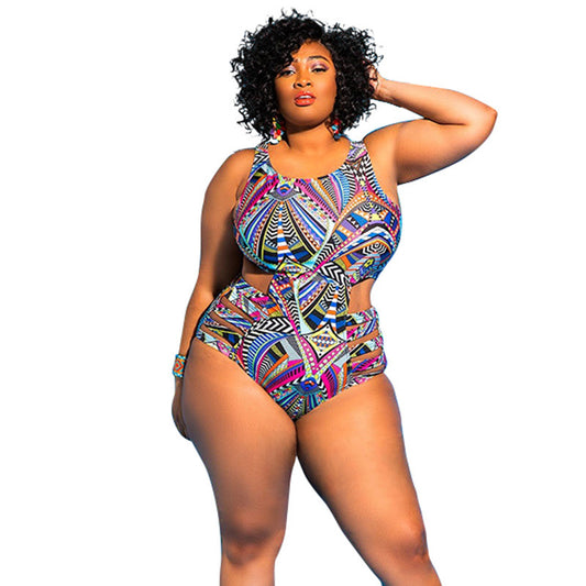 Printed Sexy One-Piece Swimsuit