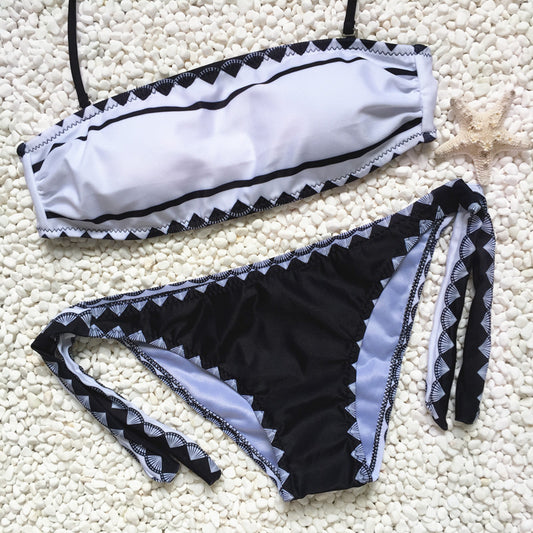 Sexy Strapless Bikini set swimsuit