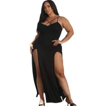 Plus Size Summer Sling Dress