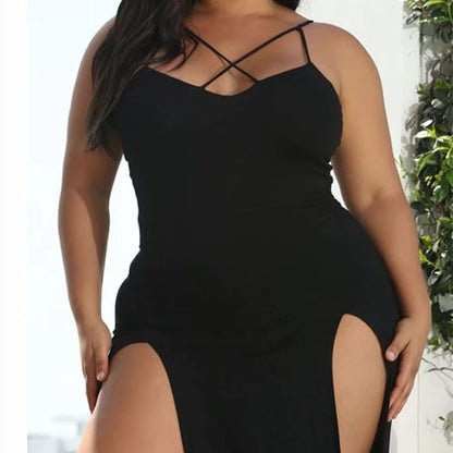 Plus Size Summer Sling Dress